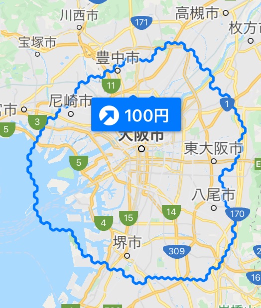 didifood大阪マップ
