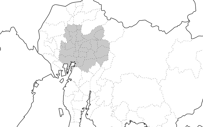 愛知県の対応エリアマップ