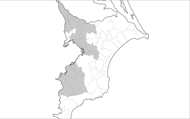 千葉県の対応エリアマップ