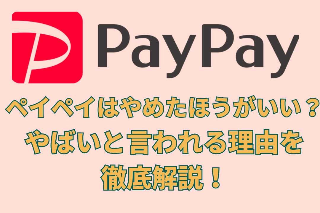 PayPay‐terrible‐reason